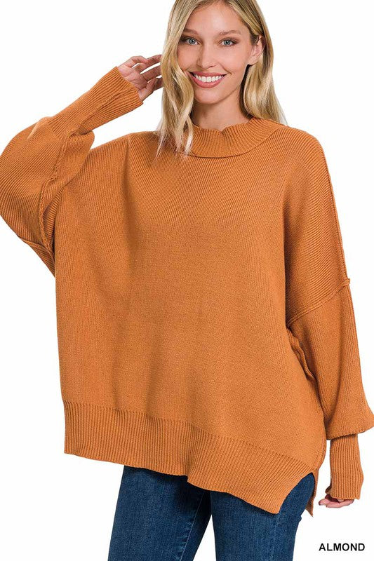 Zenana Clothing Oversized Front Pocket Sweater – Blueberi Boutique