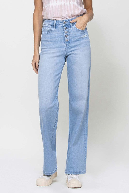 Vervet by Flying Monkey Stretch 90's Loose Jeans