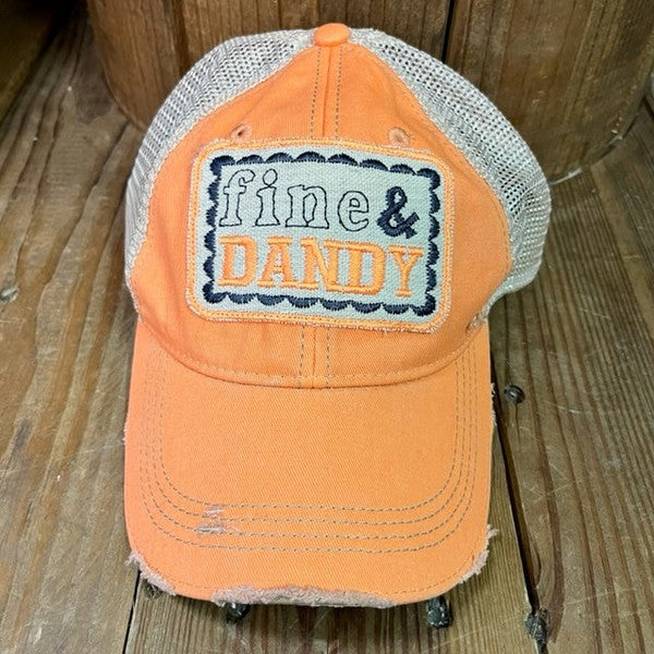 Fine & Dandy Baseball Style Hat