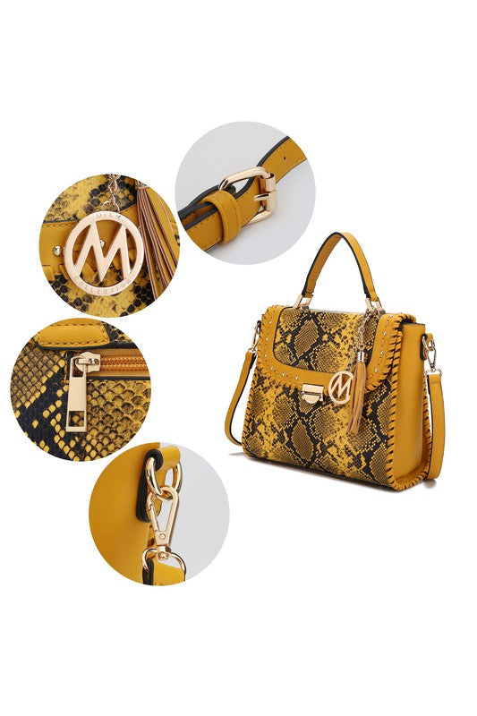 MKF Collection Lilli Satchel Handbag By Mia K