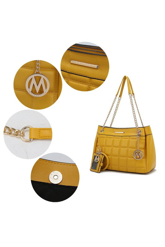 MKF Collection Mabel Quilted Shoulder Bag by Mia K