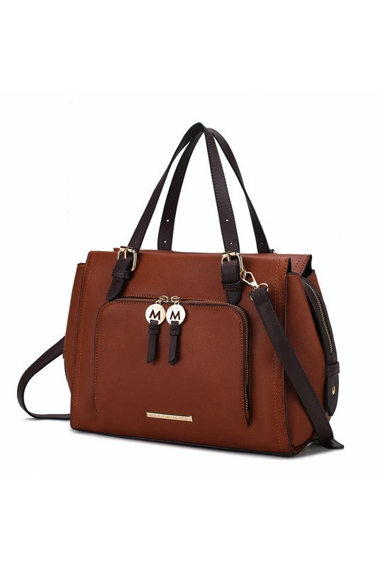 MKF Elise Color-block Satchel Bag by Mia k