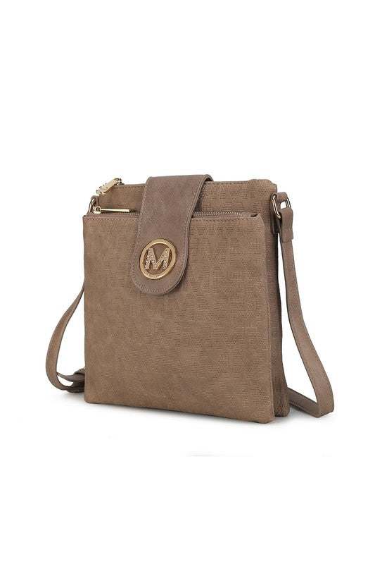 MKF Collection Marietta M Signature Crossbody Bag by Mia K