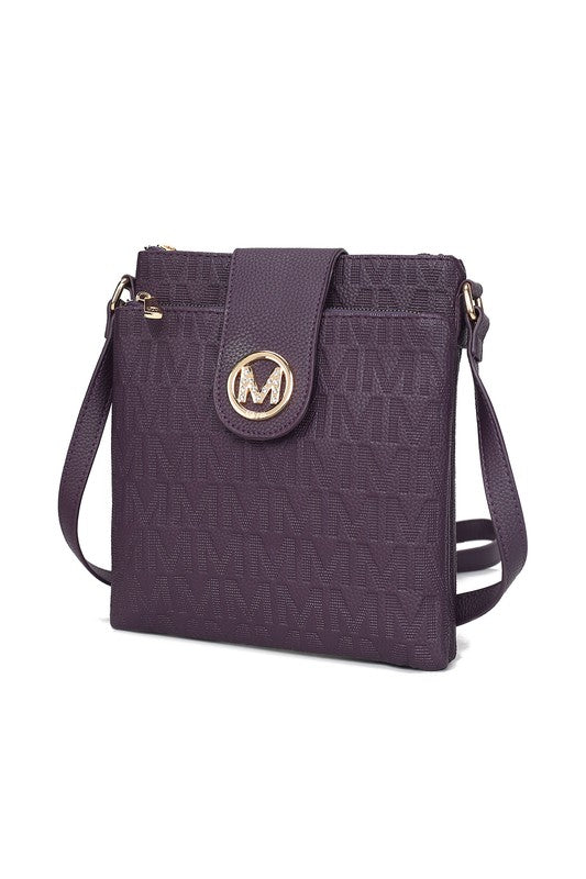 MKF Collection Marietta M Signature Crossbody Bag by Mia K