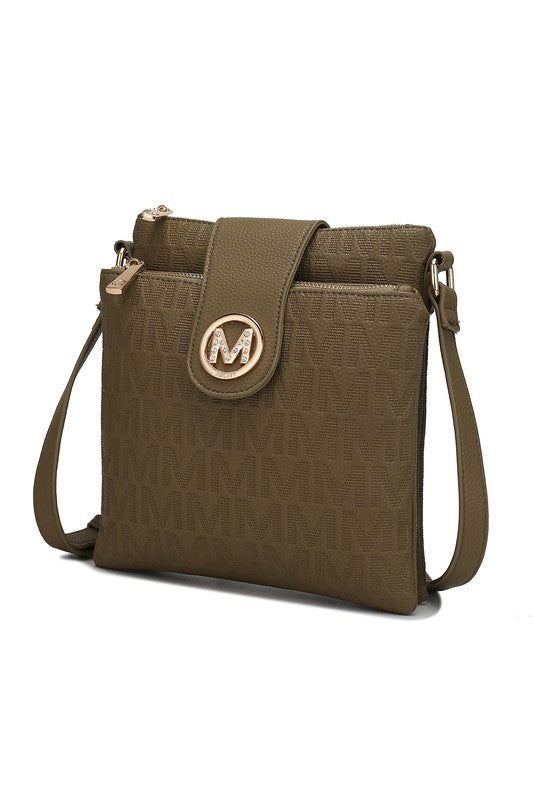 MKF Collection Marietta M Signature Crossbody Bag by Mia K