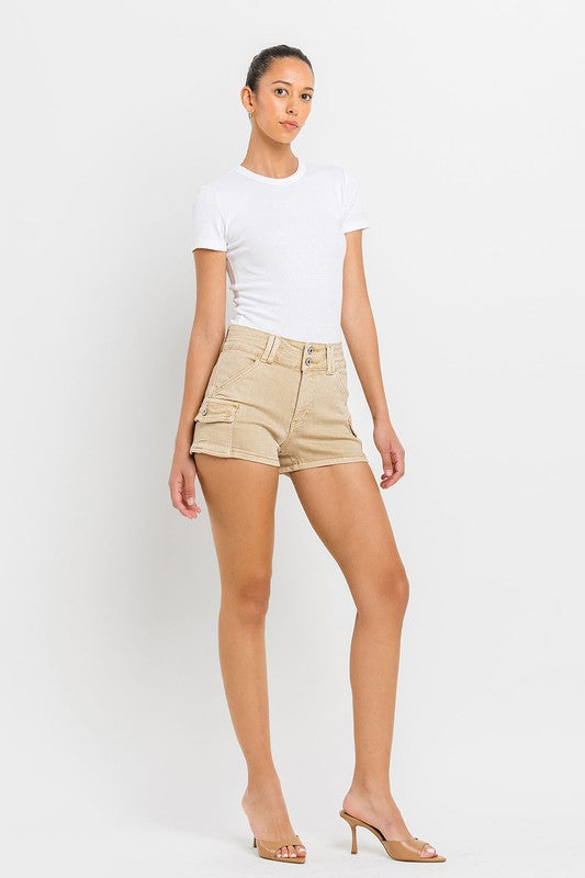 Vervet High Rise Cargo Shorts