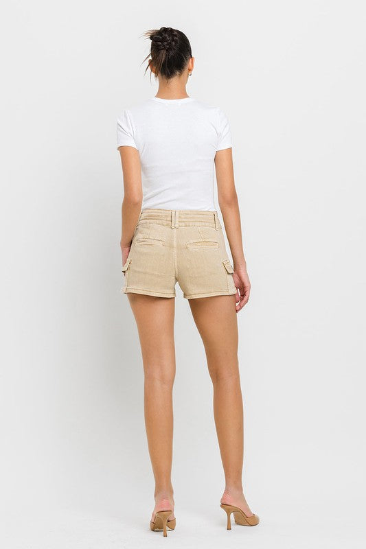 Vervet High Rise Cargo Shorts