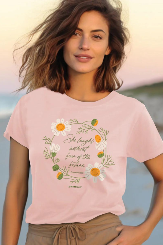 Kerusso Grace & Truth Women's T-Shirt Laugh Daisies