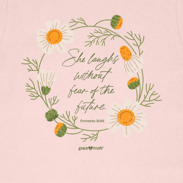 Kerusso Grace & Truth Women's T-Shirt Laugh Daisies