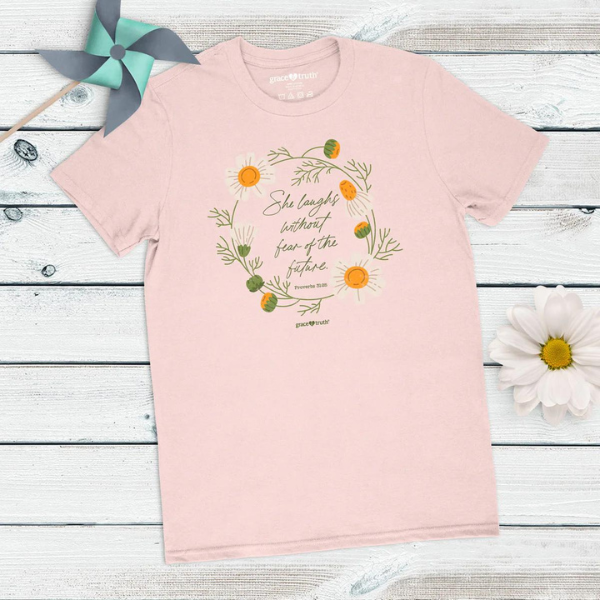 Kerusso Grace & Truth Women's T-Shirt Laugh Daisies