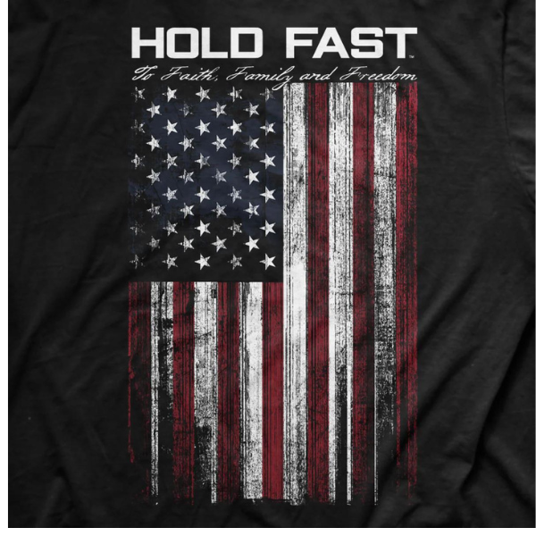 Hold Fast Men's T-Shirt Hold Fast Flag