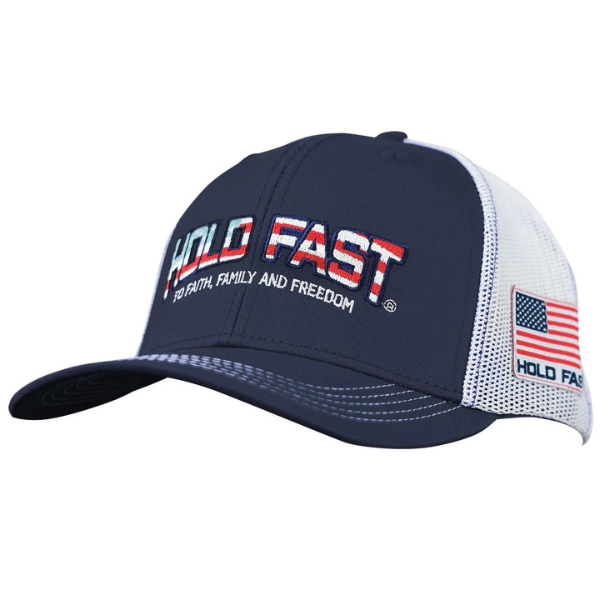 Hold Fast Men's Cap Flag Fill