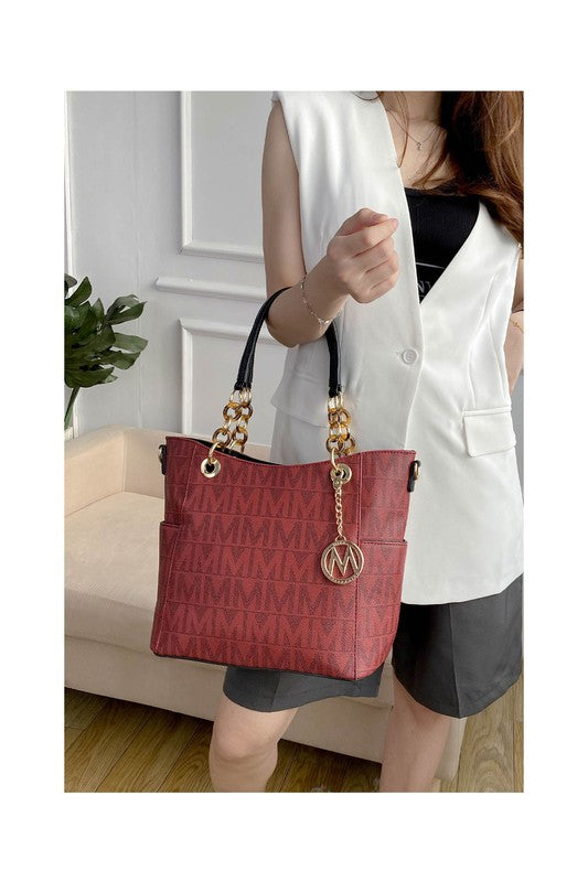 MKF Collection Kissaten Milan M Signature Tote by Mia K