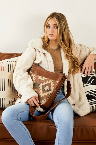 Keep It Gypsy Women's Paige Brown Pony Sling Bag - Country Outfitter